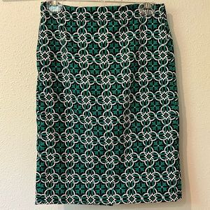 J Crew geometric skirt